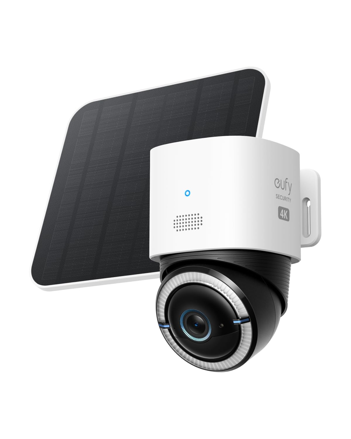 eufy Security Camera Surveillance WiFi 4G LTE Cam S330, 4K UHD Inclinaison panoramique, Alimentation Solaire sans Fil par Panneau Solaire, Suivi Humain/véhicule par IA, avec Carte SIM (Reconditionné)