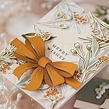 MCPOOX Metal Cutting Die for Scrapbooking - Cut Stencils for DIY Scrapbook Photo Album Decorative Paper Card, Card Making Supplies, Stencils & Crafting Die Cut (Decorative Bow 5.7 x 3.4 in)