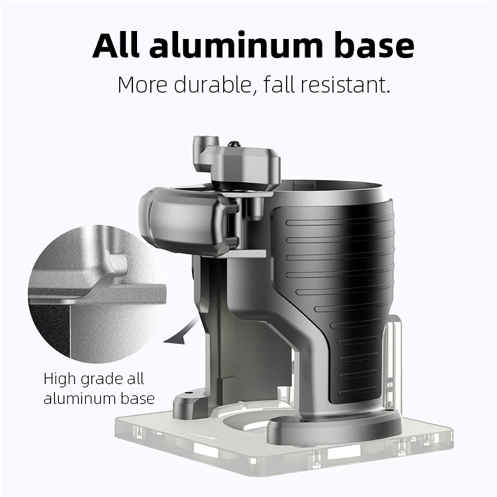 Holzfräse, 1280 W 6,35 mm Elektrischer Trimmer Holz Holzbearbeitung DIY Fräsen Stoßen Trimmen Maschine Holz Laminator Router Handschnitzmaschine,Router-Tool