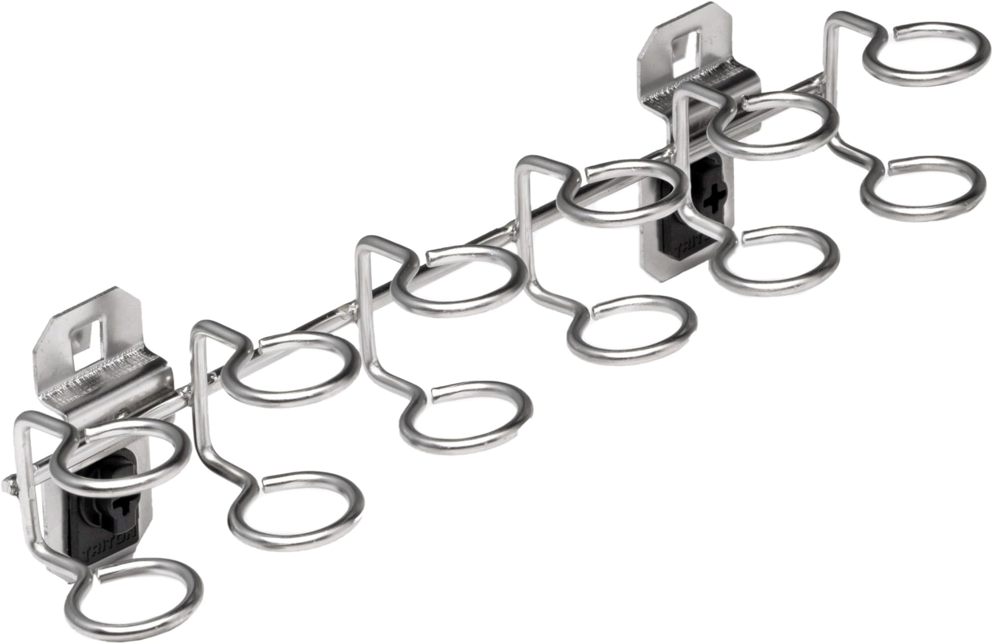 Triton Products 66661 Stainless Steel LocHook 9-Inch W with 3/4-Inch ID Multi-Ring Tool Holder for Stainless Steel LocBoard