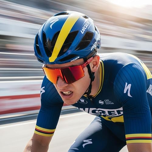 Vista 74 de OULAIQI Cycling Sunglasses Polarized Sunglasses for Cycling Men Women with 1 Lens or 3 Interchangeable Lens Baseball Glasses