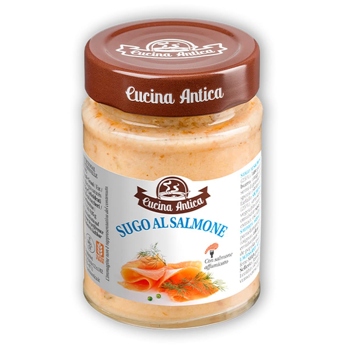 Cucina Antica - Sauce au Saumon - 3 Pots de 190 g