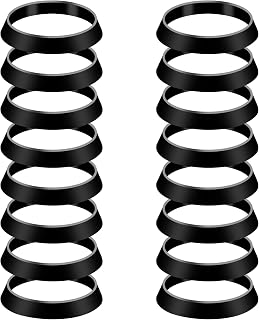 16 Pcs Seal Ring Silicone Washer, Cone Silicone Seal Ring, Waste Pipe Seals Rings Rubber Gasket Washers,Plumbing Washers Rubber Gasket for 1-1/2 Inch Pipe Shower Drain Kitchen Sink Faucet