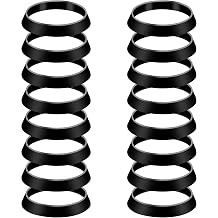 16 Pcs Seal Ring Silicone Washer, Cone Silicone Seal Ring, Waste Pipe Seals Rings Rubber Gasket Washers,Plumbing Washers Rubber Gasket for 1-1/2 Inch Pipe Shower Drain Kitchen Sink Faucet