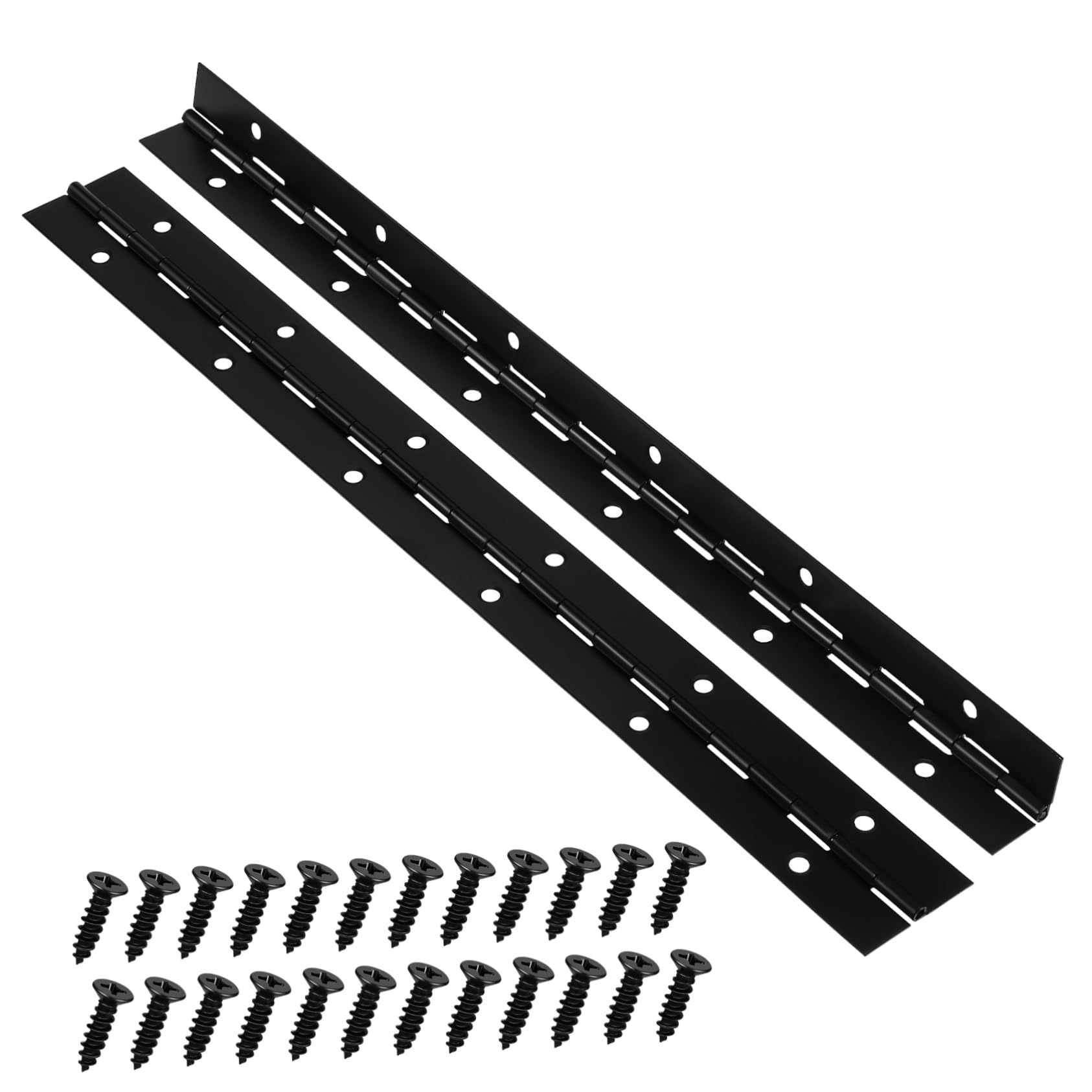 OSALADI 2 Pcs Metal Piano Hinges Long Hinge for Box Cabinet Jewelry to Install