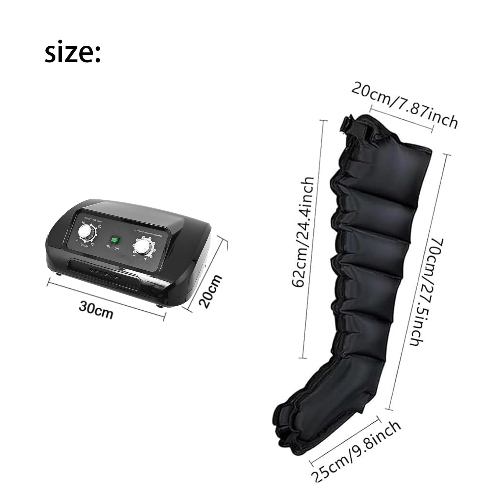 6-wnękowy drenaż limfatyczny kompresja powietrza masażer nóg, L/XL elektryczne buty do masażu nóg do krążenia ramię nogi talia owijki masaż maszyna relaks ból