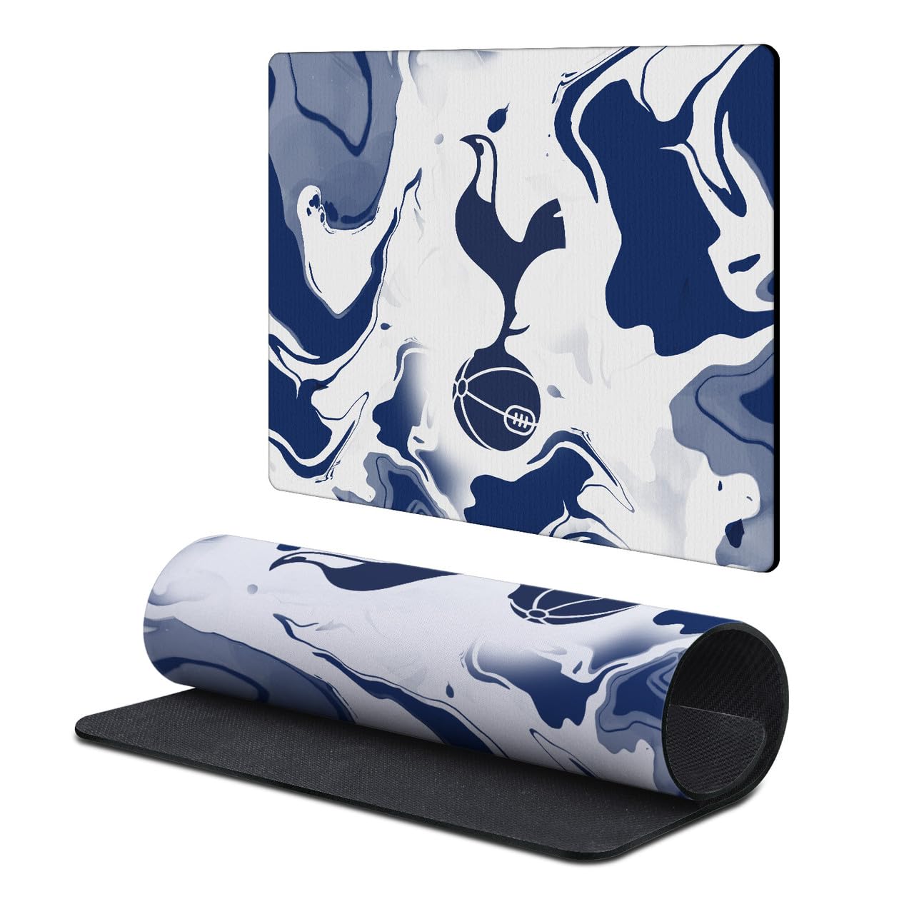 Head Case Designs Officially Licensed Tottenham Hotspur F.C. Blue & White Marble Logo Art 9.84 x 11.81 x 0.12 inches (250 x 300 mm) - S Gaming Office Desk PC Keyboard Mouse Mat Pad — image 1