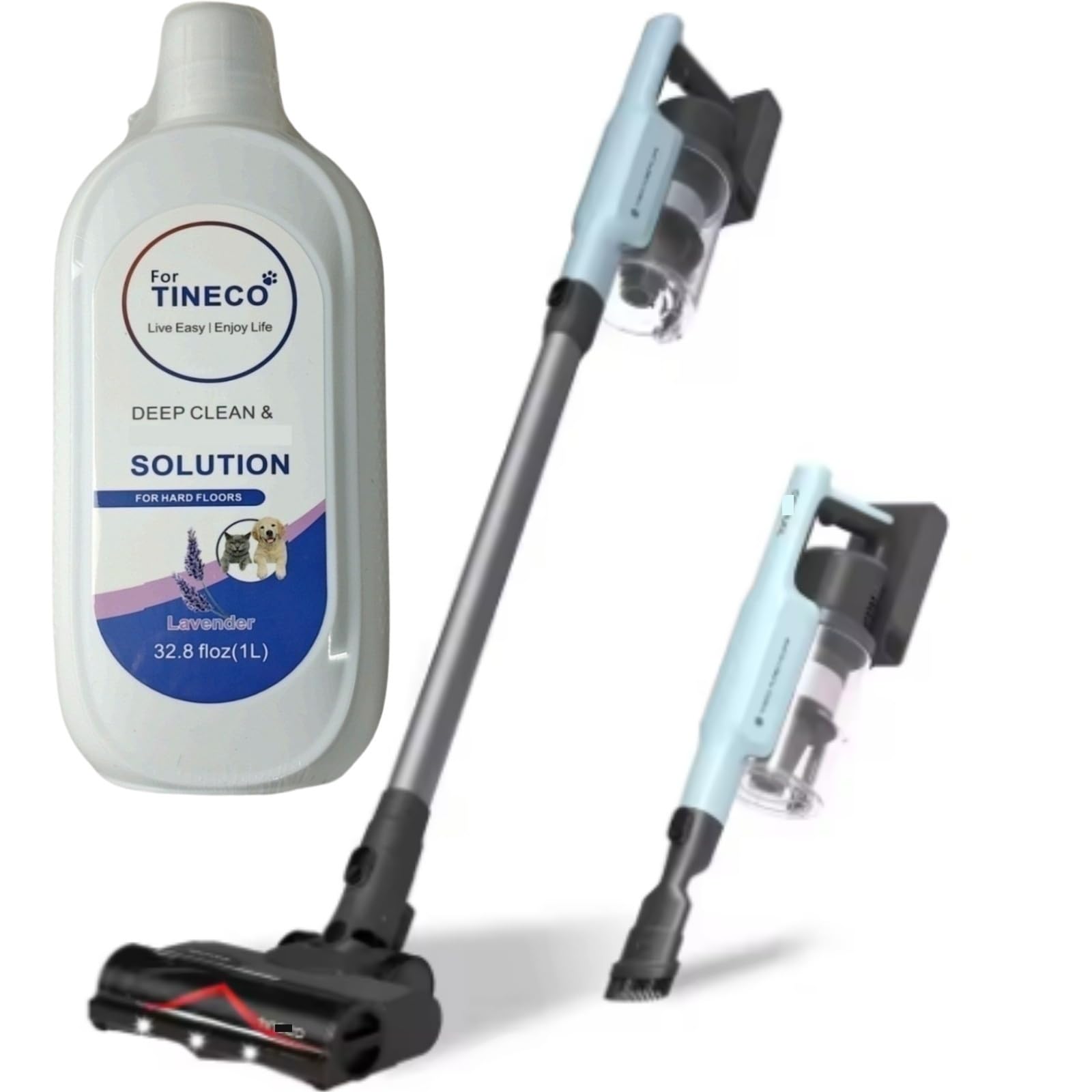 Reinigungslösung Für Bodenwäscher. Kompatibel Für Tineco GO PET 。Reinigungslösungen Für Mehrere Oberflächen, 1L (33.8fl Oz)(3pack)