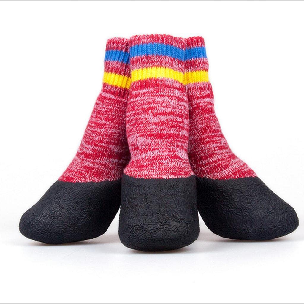 ATORSE® Anti-Slip Pet Dog Socks Shoes Boots Warm Cotton Socks Paw Protector Red_M|Non-Slip Dog Socks|Anti-Slip Dog Socks|Dog Socks for Hardwood Floors|Waterproof Dog Socks|Dog Socks with Grips (B0D6R79NF4) Amazon Price History, Amazon Price Tracker