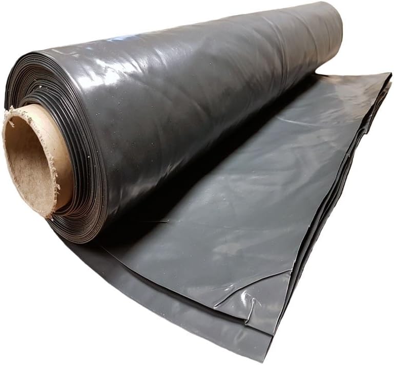 Heavy Duty Polythene Plastic sheeting 4M* Wide Rolls 300MU/1200 Gauge 1M X 4M