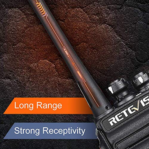 Retevis H-777S Walkie Talkies Long Range,Heavy Duty Portable Frs Two-Way Radios, Hands Free,Safe Call,Rugged Commercial 2 Way Radios With Gang Charger,For Warehouse, Churches,Jobsite(6 Pack) #TOP7