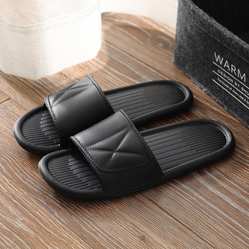 Image of DRUNKEN Slippers For Women Winter Sandals Casual Flats Home Footwear Man Girls Sliders Flip Flops Chappals Ladies Clogs Sleeper Slides Stylish Ortho Soft