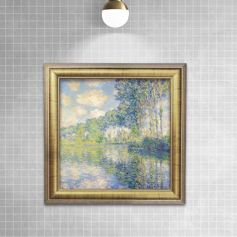 Amazon.co.jp: ROSSOGRAFICO クロード・モネ ポスター エプト川の