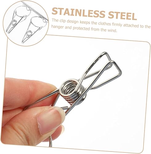 Miniatura 4 de Cabilock Calcetines Clip Secadores portátiles Secadora de toallas Calcetines al aire libre Tendedero de secado plegable para interiores Perchas de