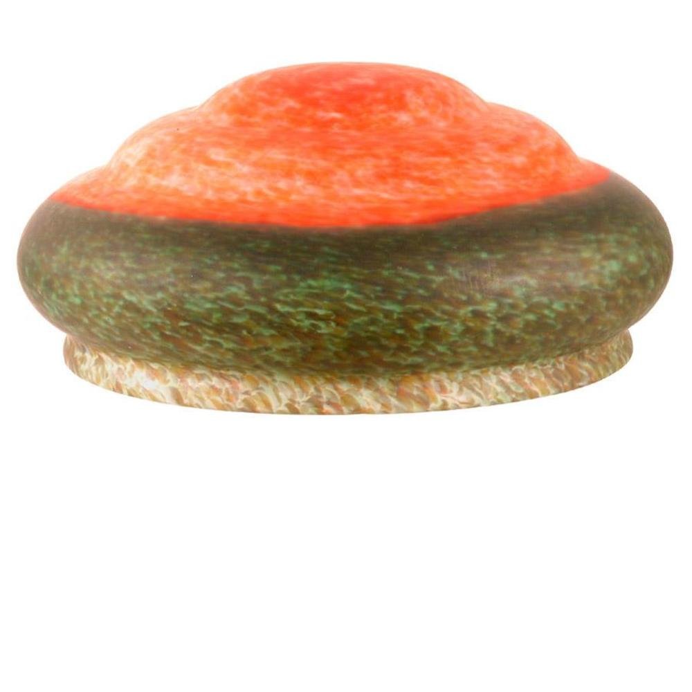 Meyda Tiffany Pate De Verre 3 Tier Shade in Red and Green Finish