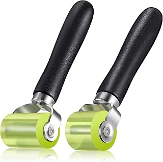 Facmogu 2 Size Car Sound Deadening Roller, Automotive Car Audio Sound Deadener Application Rolling Wheel, Noise Insulation Roller Seam Roller for Noise Filter Application Heat Abatement Mat Wallpaper