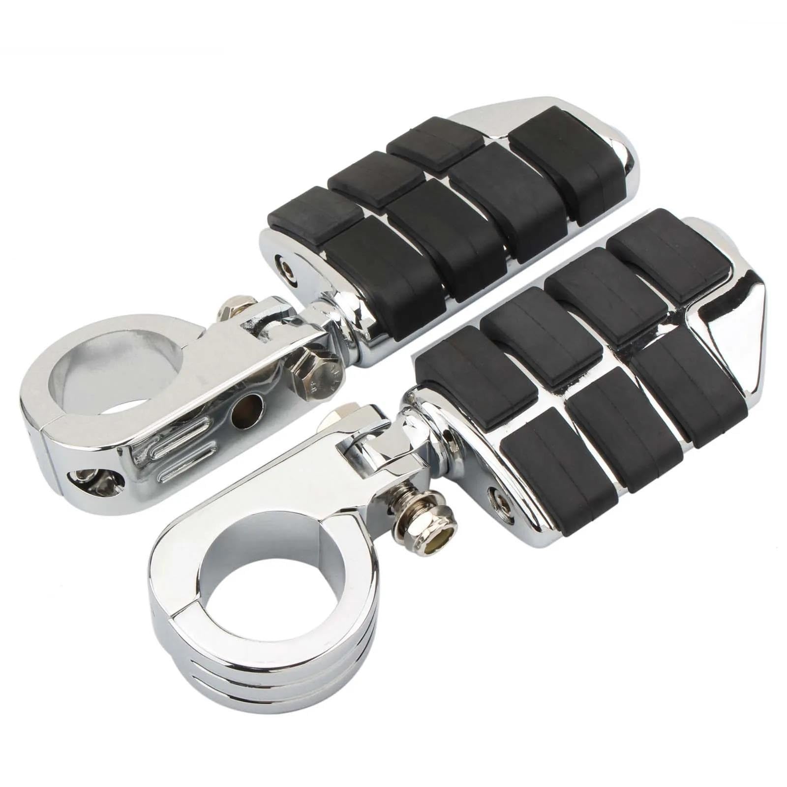 Supports de protection 38mm avec repose-pieds courts pour moto Softail