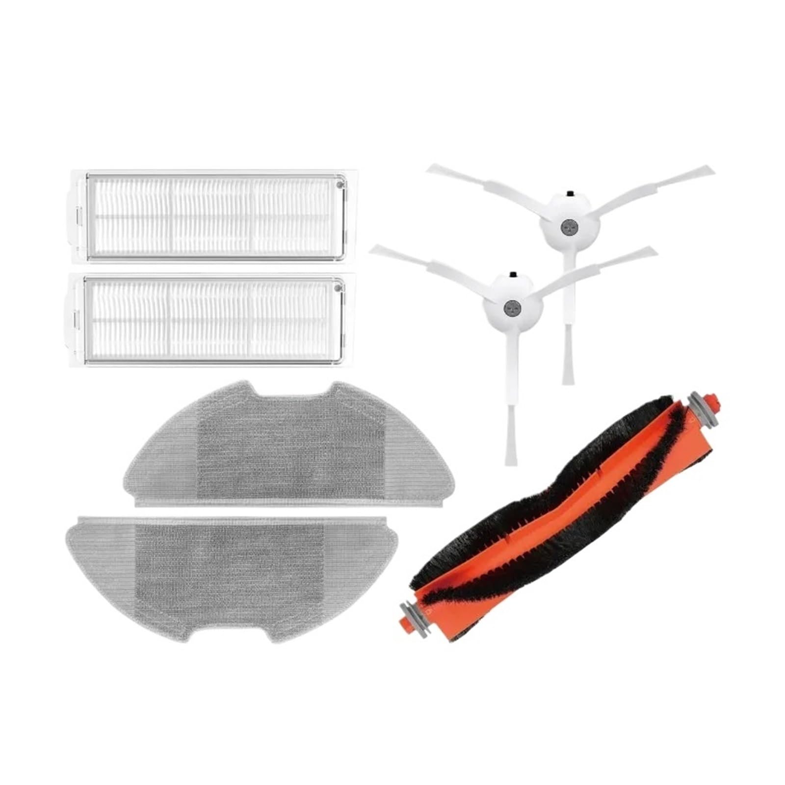 Główna szczotka boczna odkurzacza, pasująca do Xiaomi, Mijia Robot Mop próżniowy 2 Pro Lite MJST1SHW MJSTL Części zamienne do tkanin szczotki próżniowe i filtr(Parts Pack 1)