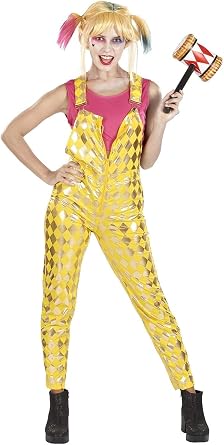 Orion Costumes Harley Quinn Adult Costume | Crop Top & Jumpsuit Costume Set | Medium