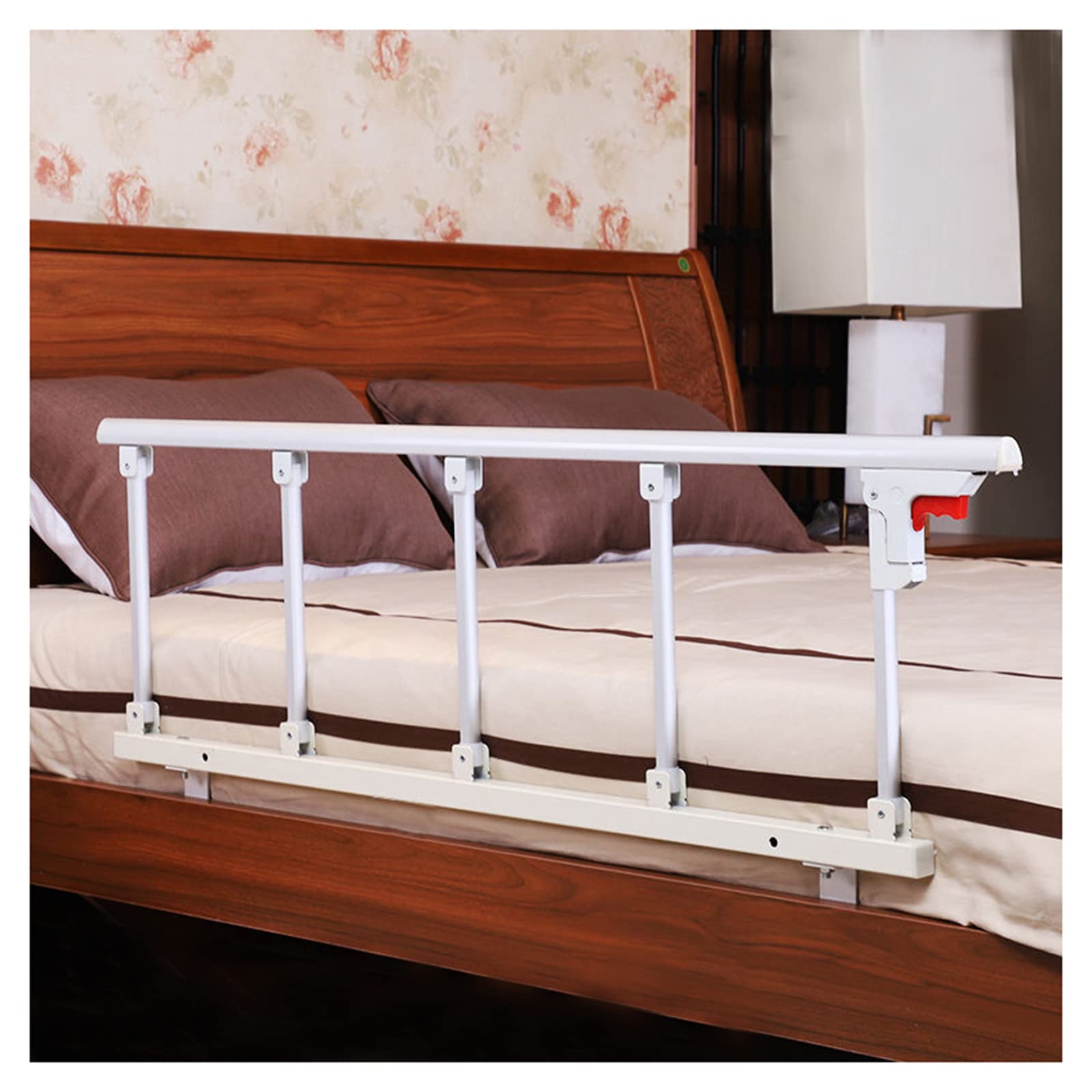 Barre d'appui de chevet pliable pour sécuriser le lever des aînés