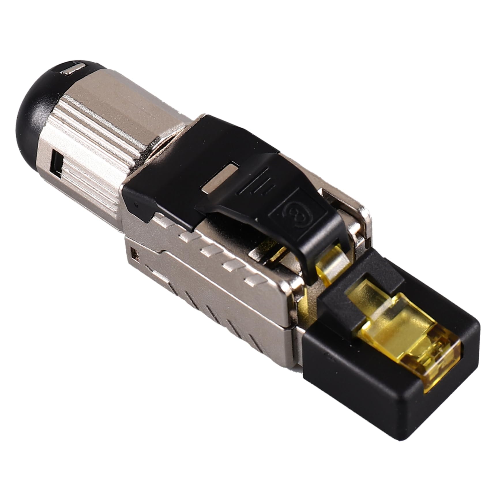 Housoutil 5St multi Kabel Cat8- W-lan Zu routers gilm laptip externer Cat8-Stecker Durchgang durch modulare Stecker Cat-8-Anschlüsse Phosphorbronze