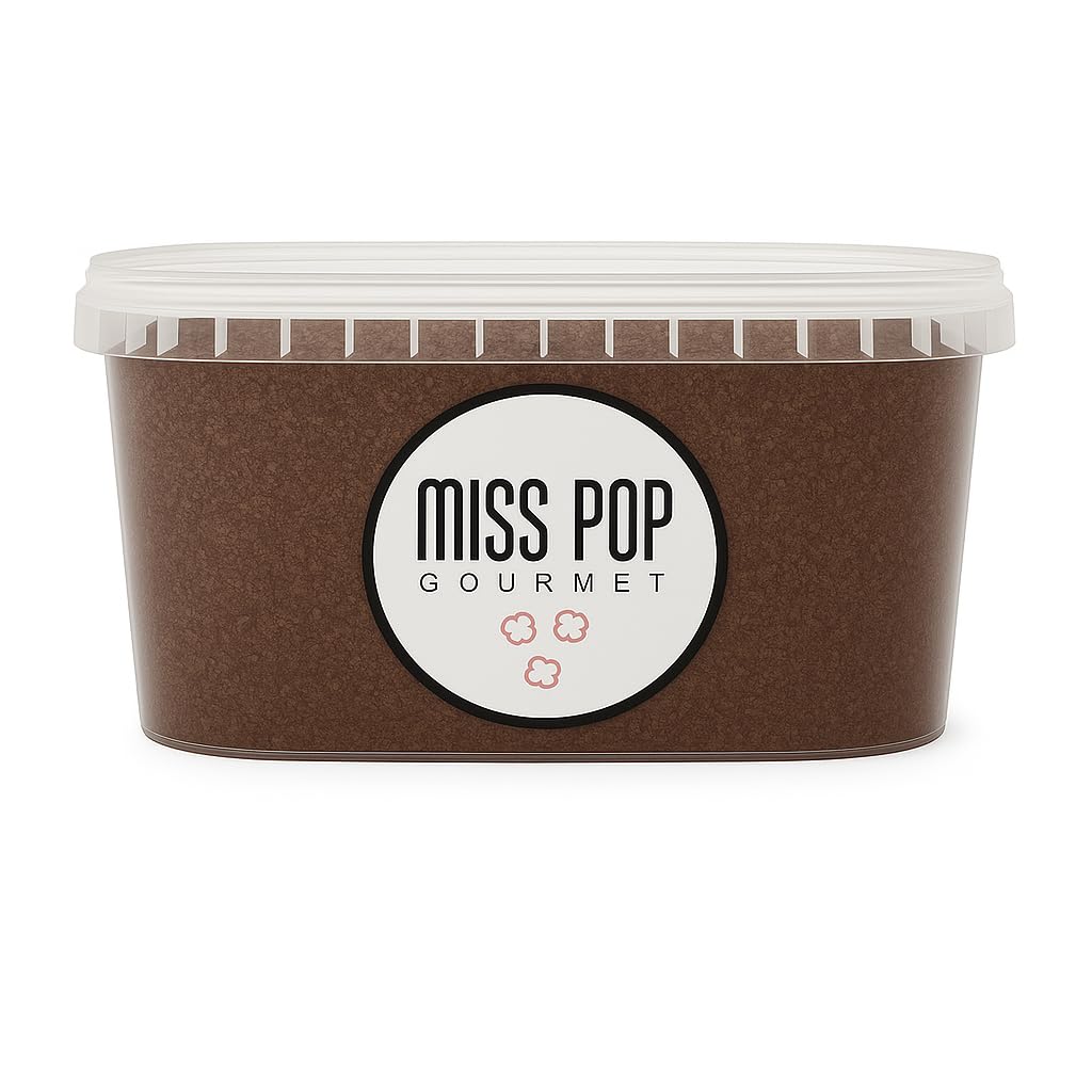 Miss Pop Gourmet - Azúcar de sabores para palomitas | 500 g | 8 sabores (Chocolate)