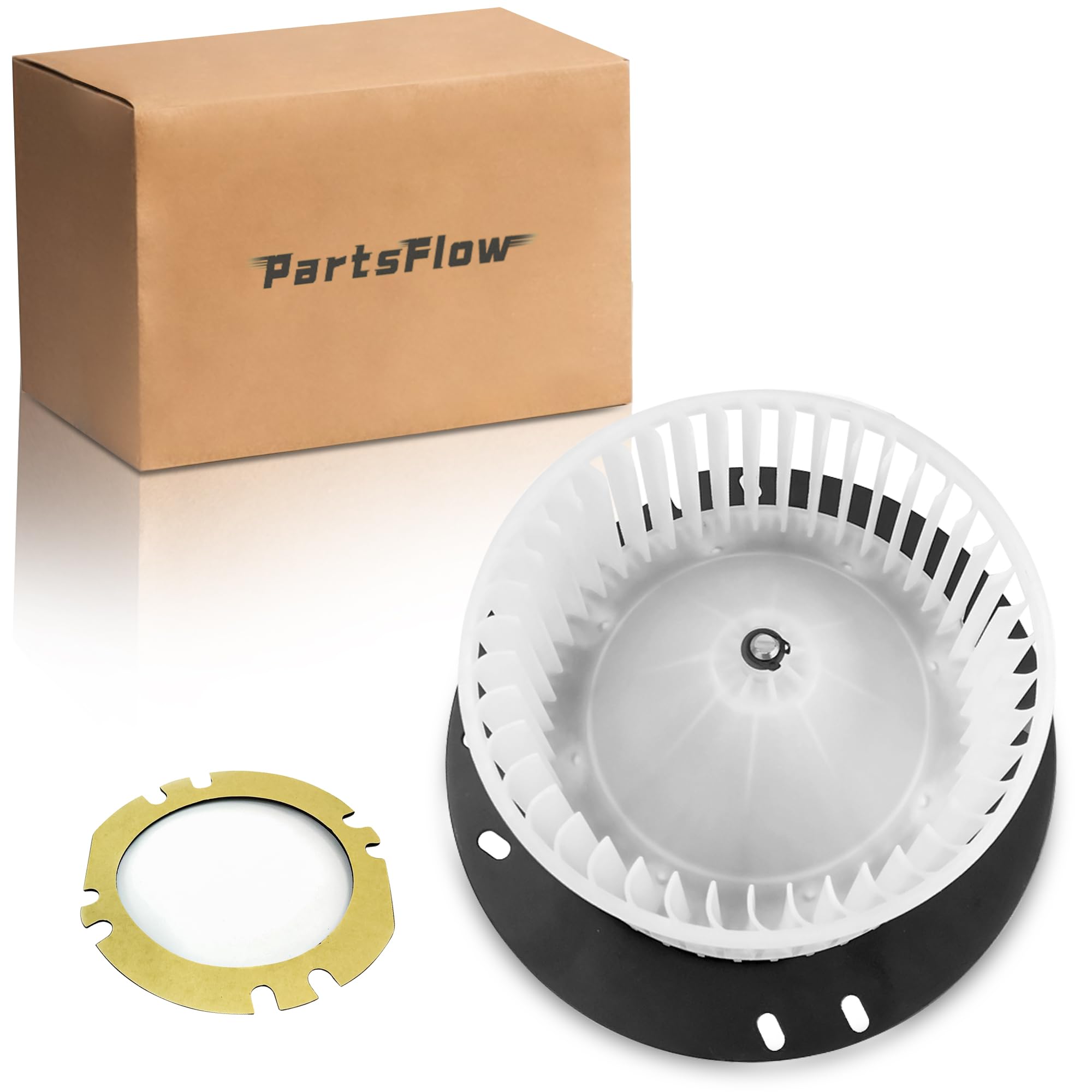 PartsFlow 700220 Rear Blower Motor W/fan Cage For 1997-2013 Ford E-150/E-250/E-350 Super Duty/E-350 Econoline/E-150 Club Wagon/E-350 Club Wagon/E-150 Econoline Club Wagon/Econoline Super Duty