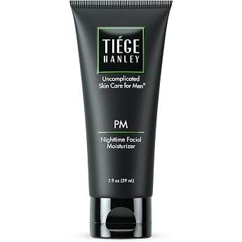 Tiege Hanley Bedtime Moisturiser for Men PM Restore & Replenish Skin at Night Face Night Lotion For Dry or Sensitive Skin Unscented 2 Ounces