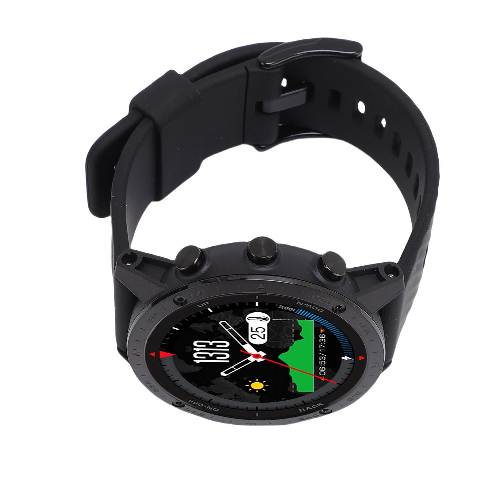 Socobeta Smartwatch Sensore di profondità per Immersione Impermeabile Barometro Orologio Sportivo per Uomo Nuoto Corsa (Grigio)