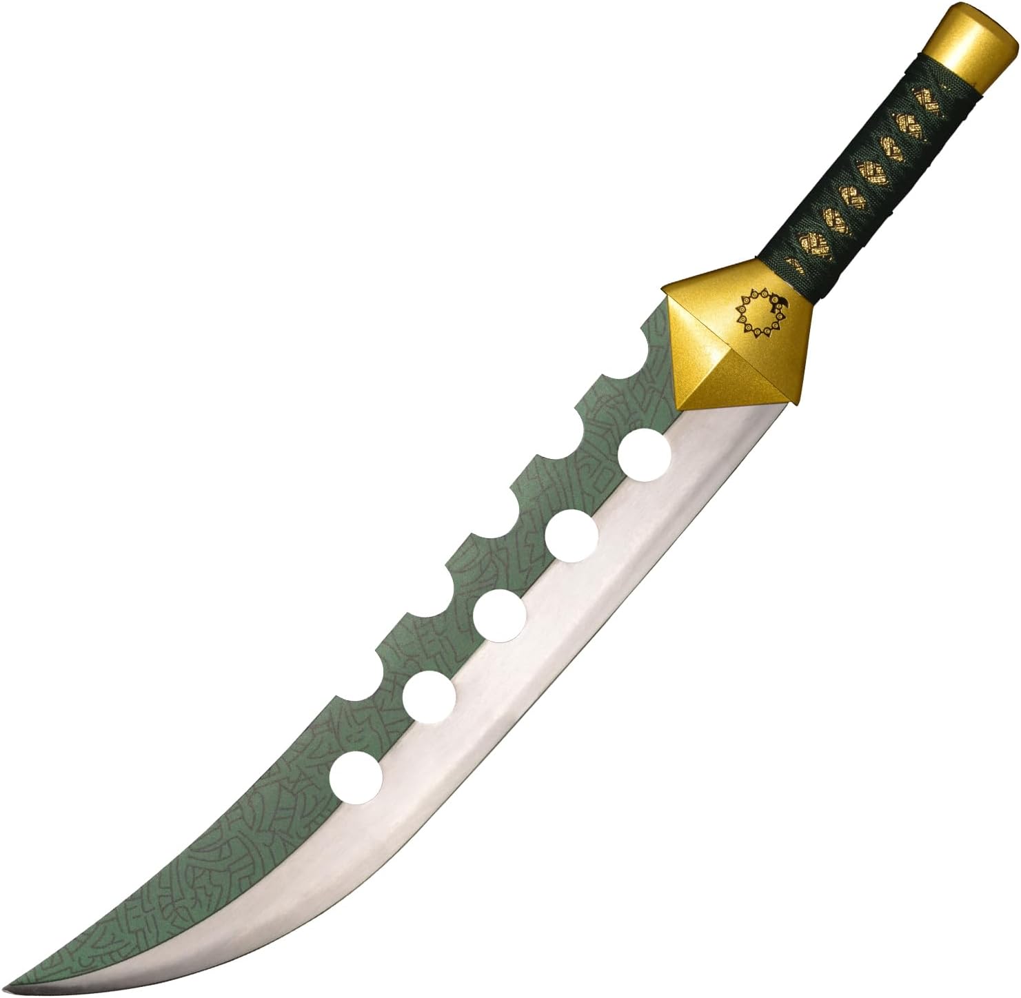 Meliodas Broken Cosplay Sword of Anime Seven Deadly Sins Stainless Steel Blade For Cosplay and Display Green Sword All Made of Metal - Image 8