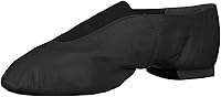 Bloch Women's Super Jazz Leather Slip-On Dance Shoes - Flexible Split Sole, Durable Comfort for Jazz Classes