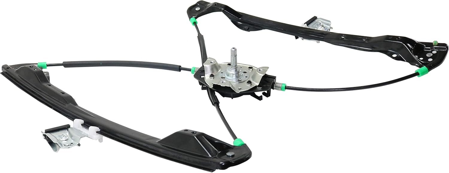 Evan Fischer Manual Window Regulator Compatible with 2000-2007 Ford Focus Sedan Front Driver Side Manual Crank Type