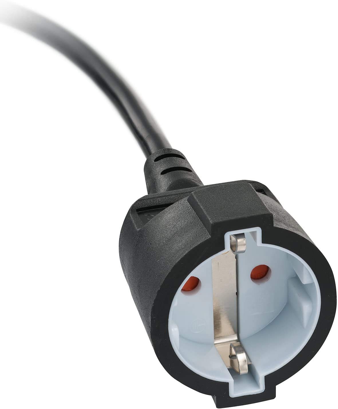 Brennenstuhl Qualitäts-Kunststoff-Verlängerungskabel mit Flachstecker (Verlängerungskabel flach für innen) (schwarz, 5m | 5er Pack)