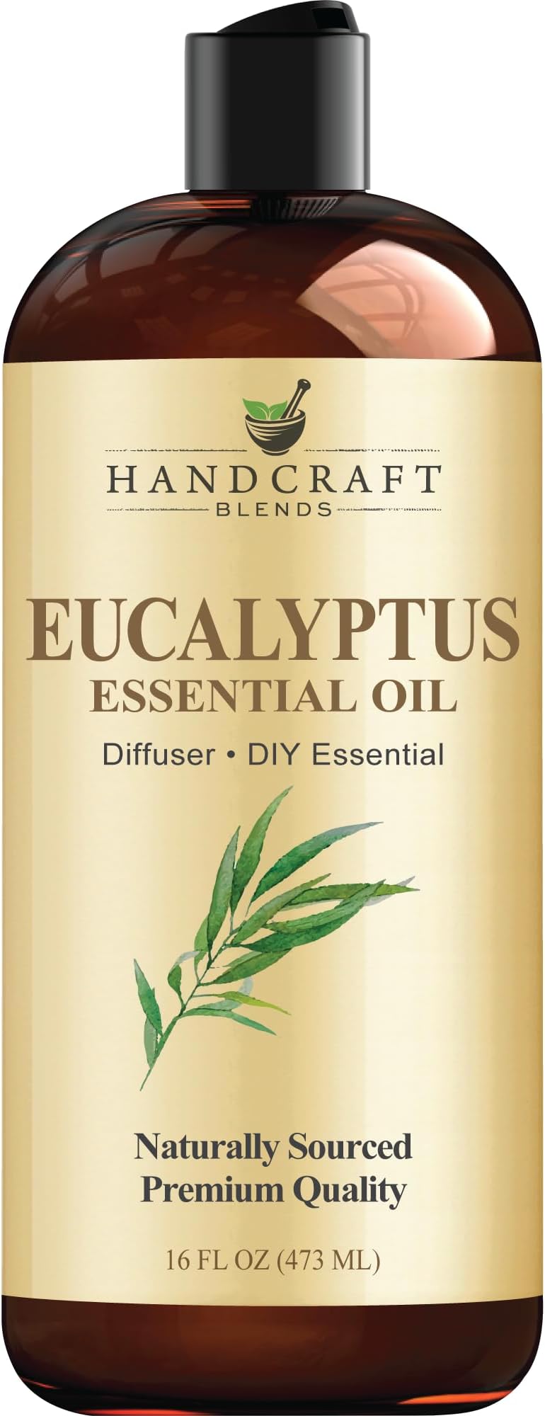 Eucalyptus Essential Oil - Huge 16 Fl Oz - for Candle Making, Soap Making, Diffusers, and Aromatherapy