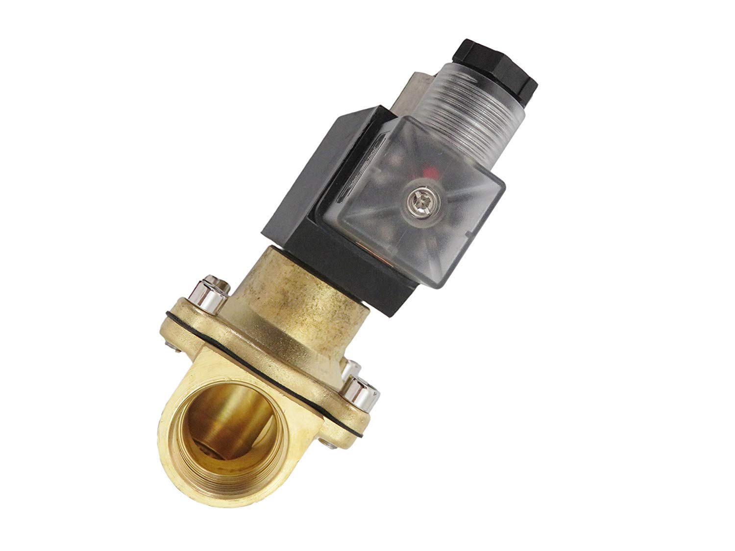 High Performance 3/4 inch Normally Open NO 110V-120V AC VAC Brass Solenoid Valve NPT