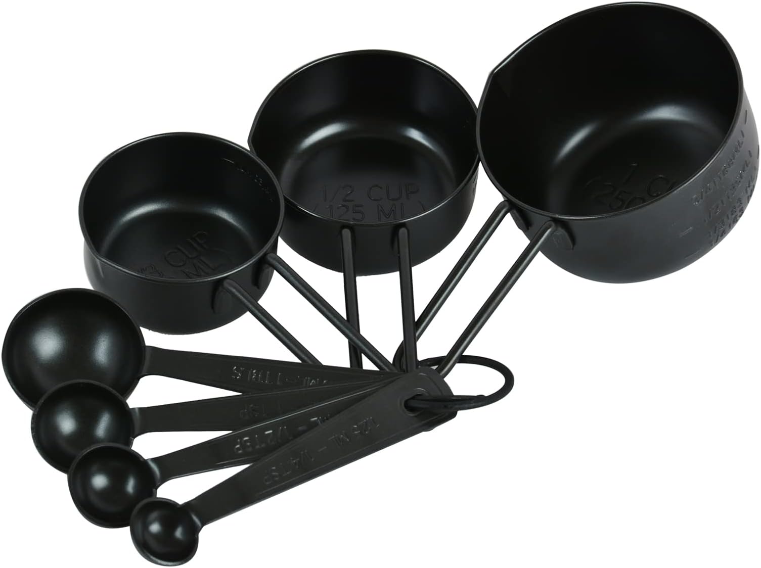 Prestige Measuring Spoons/Cups | Black - PR50179