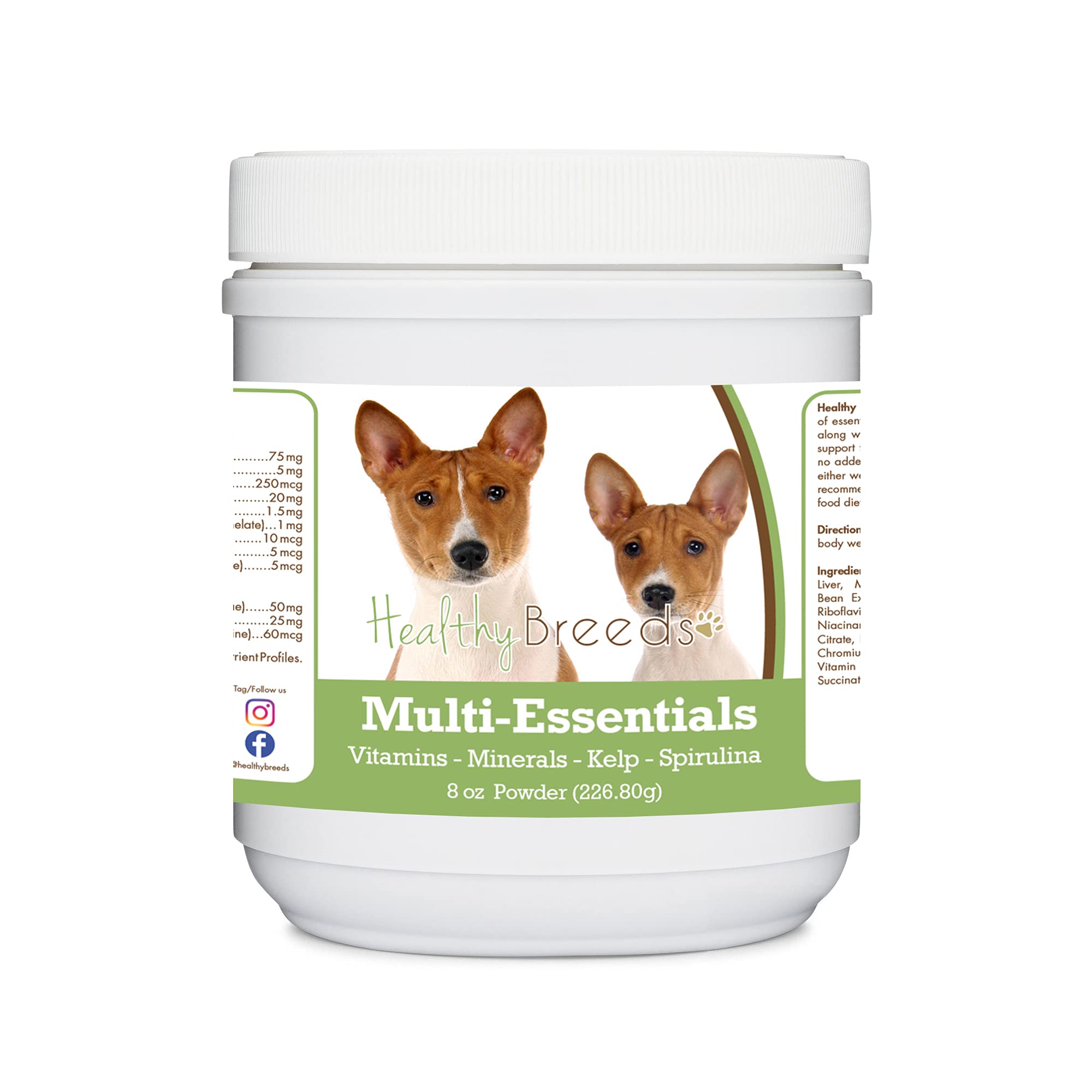 Healthy Breeds Basenji Multi-Essentials Powder for Dogs 8 oz