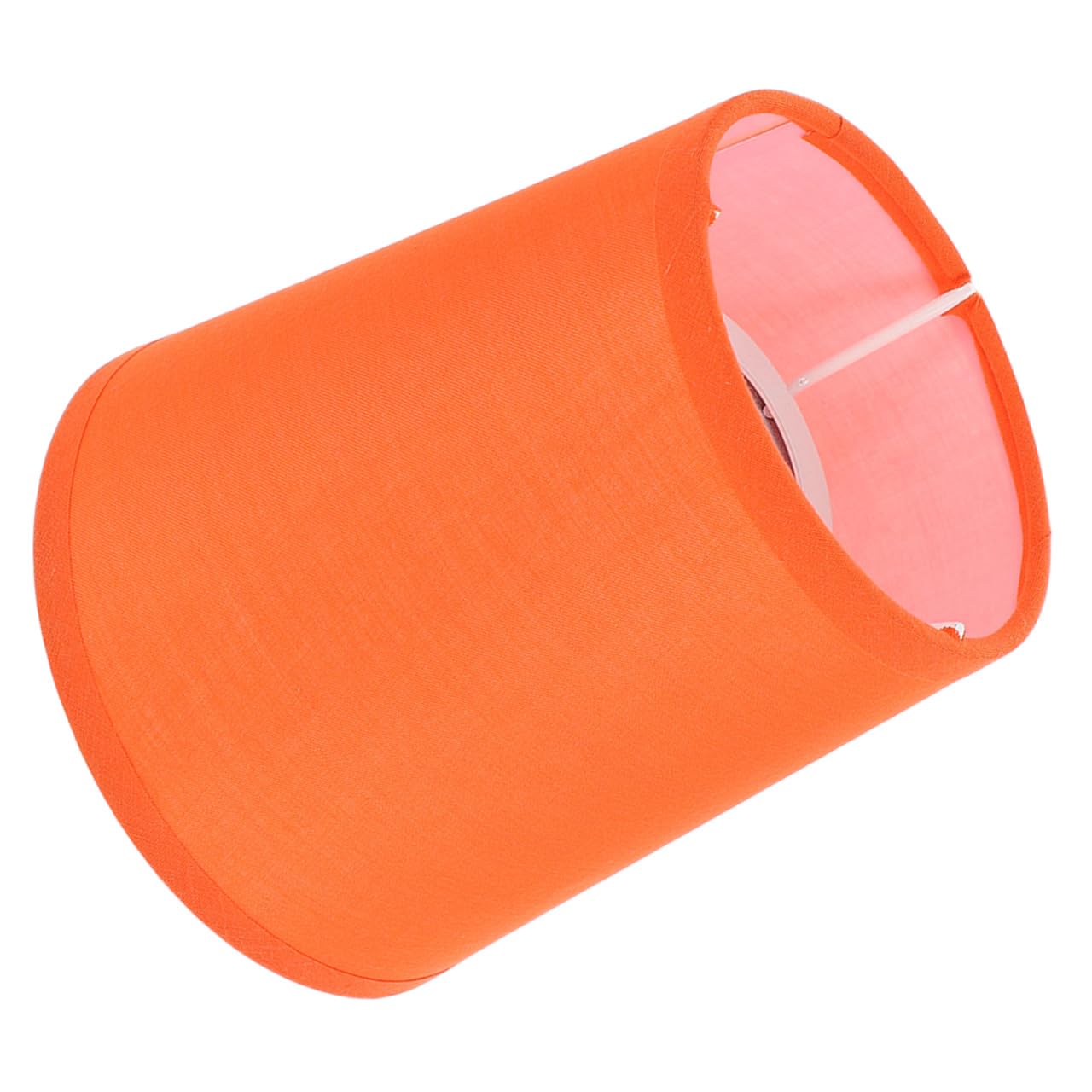 ULDIGI Orange Lampshade Cloth Ceiling Light Accessory Simple Style, Lightweight Design for Room and Floor Lamp, Decorative Chandelier Lamp Shade Protector