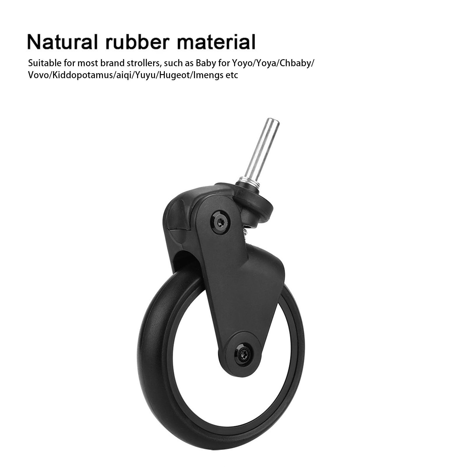 FTVOGUE Accesorios de goma para cochecito Yoya Vovo con ruedas delanteras y traseras intercambiables, accesorios para cochecito Yoya Vovo con herramientas (01)