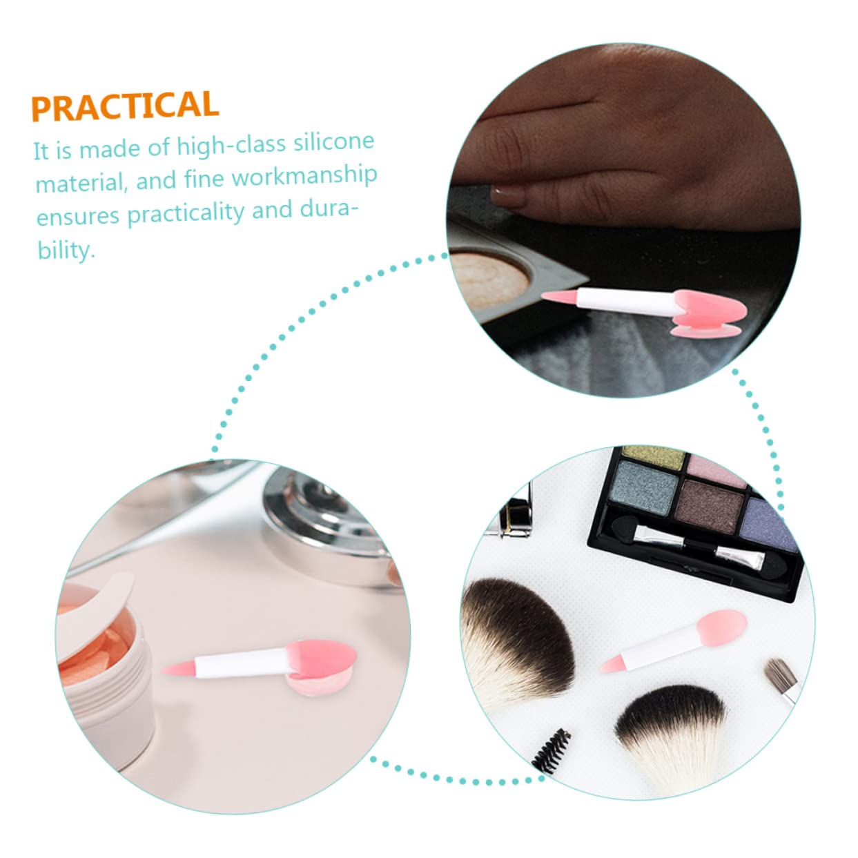 FRCOLOR 32 piezas de silicona cepillo de labios cubierta de maquillaje lápiz labial maquillaje cepillo de labios cubierta de silicona cepillo de labios contra perdidos cubiertas de maquillaje tapas de
