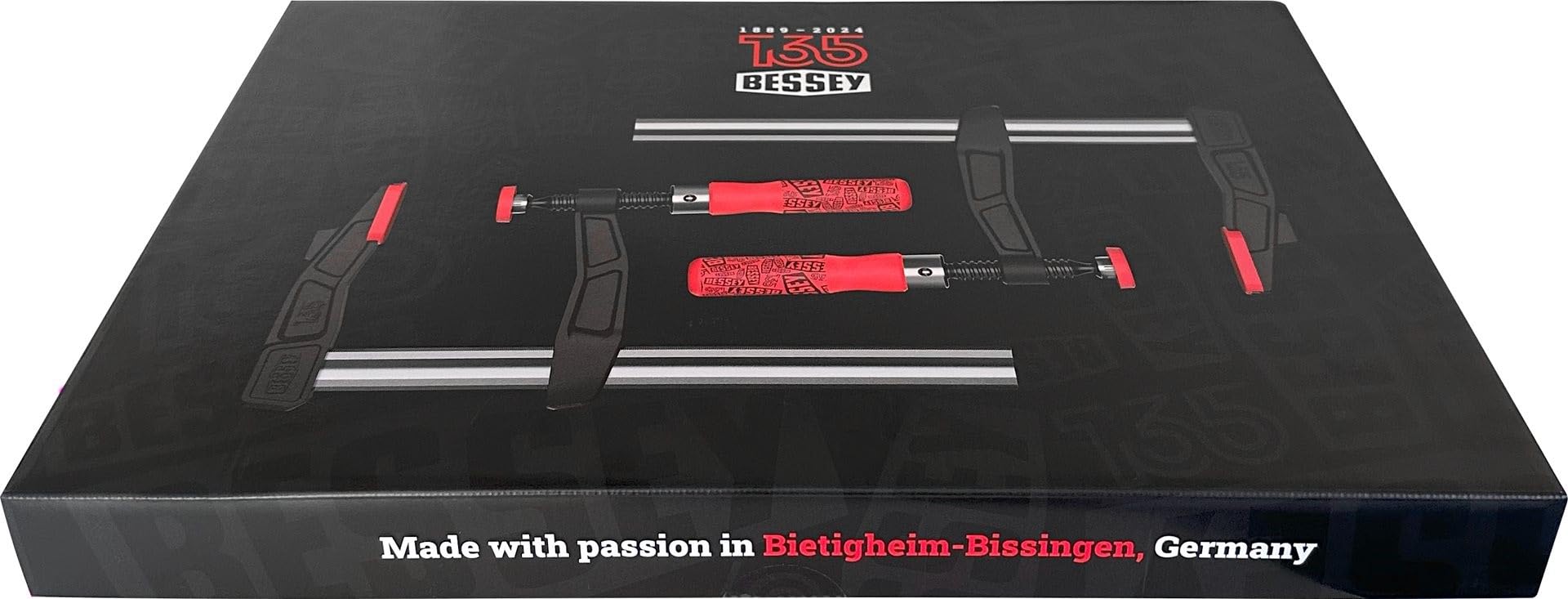 Bessey Screw Clamps Anniversary Set - 2x Malleable Cast Iron Clamps 250mm