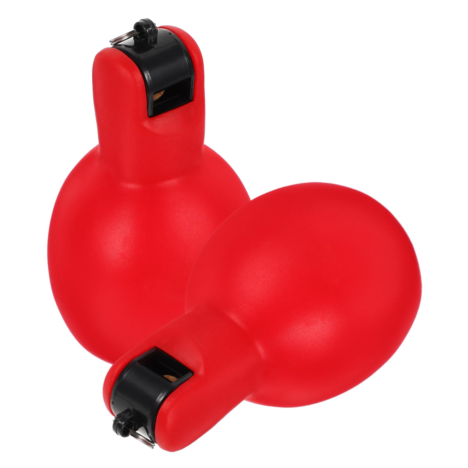 BESPORTBLE Outdoor-Pfeife pfeifenständer düdük Notfall Pfeife notfallausrüstung Campingpfeife tragbare kleine Pfeife Multifunktions-Quetschpfeife Jagdpfeife Pfeife für Camping PVC rot
