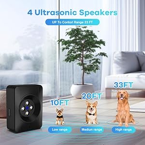 Anti-Dog-Barking-Device-with-4-Speakers-Ultrasonic-Stop-Dog-Barking-Automatic-Safe-Anti-Bark-Device-Outdoor-Rechargeable-Waterproof-Dog-Bark-Stopper-Deterrent-Devices-33FT-Range - Cucciolini Doodles   Anti-Dog-Barking-Device-with-4-Speakers-Ultrasonic-Stop-Dog-Barking-Automatic-Safe-Anti-Bark-Device-Outdoor-Rechargeable-Waterproof-Dog-Bark-Stopper-Deterrent-Devices-33FT-Range
