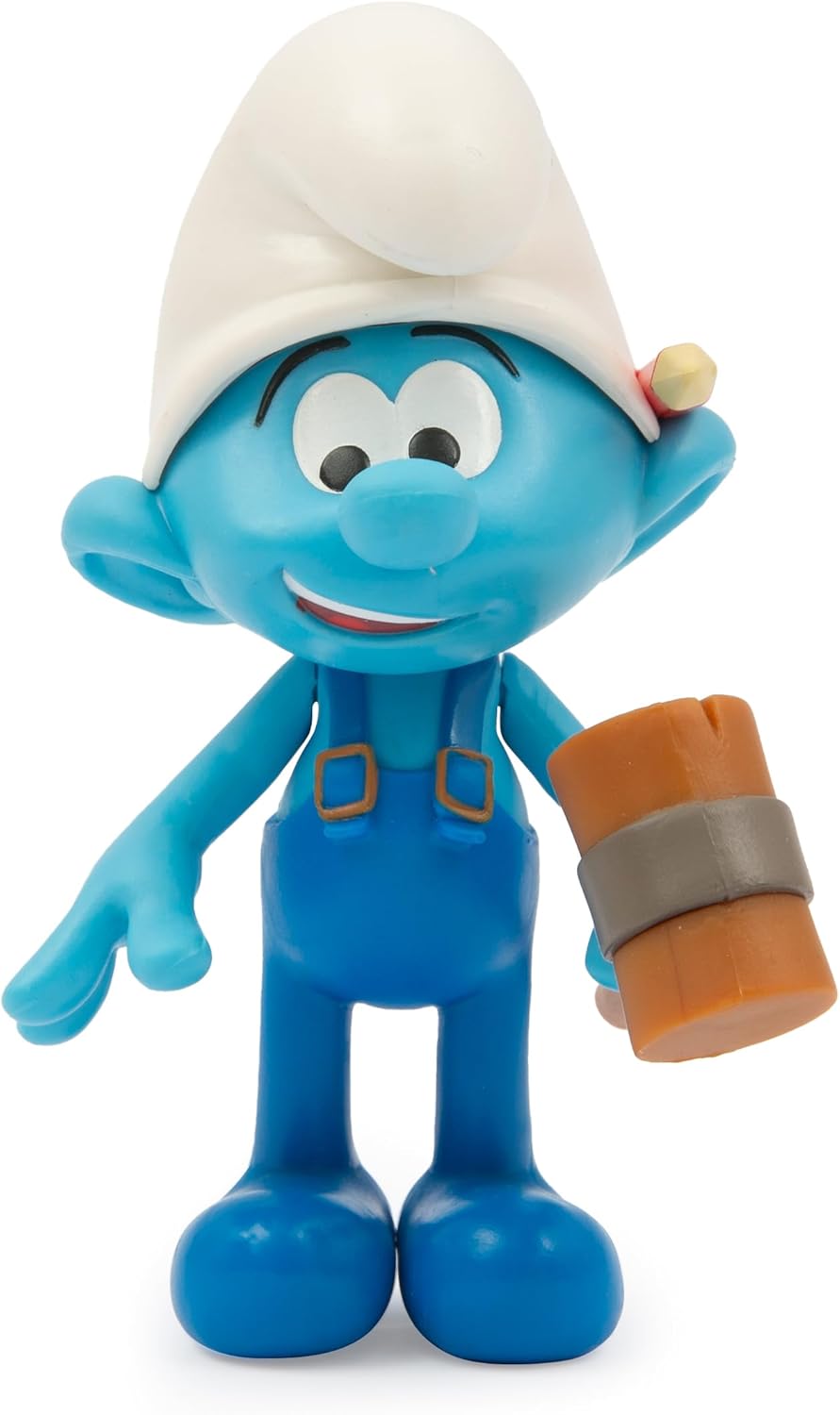Giochi Preziosi The Smurfs - Inventor, the figure transforms like in the film, movable and 10 cm high, with accessories, for children from 3 years