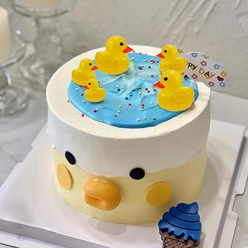 Miniatura 6 de Moldes de silicona de pato para decoración de pasteles, decoración de cupcakes, pasta de goma de arcilla polimérica de caramelo, juego de 2