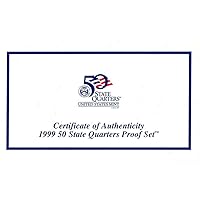 Vista 4 de 1999-S 50 ESTADOS MONEDAS DE CUARTOS DE PRUEBA - 5 MONEDAS