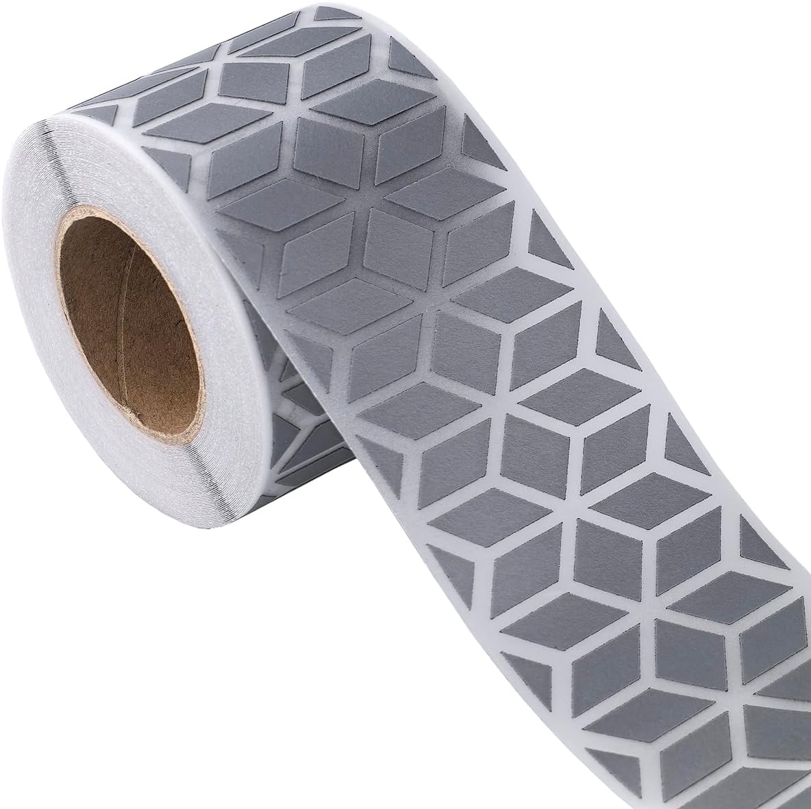 High Visibility Silver Reflective Heat Transfer Vinyl Iron On Tape MN-05 2in x 10y (Pack of 2)