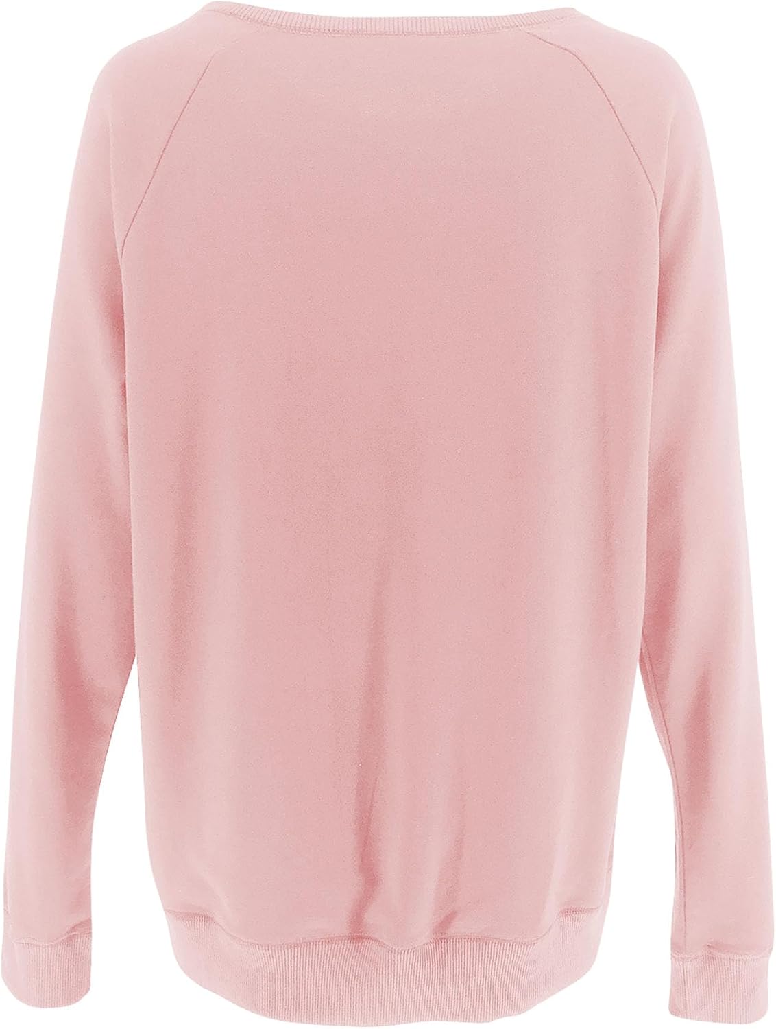 PRETTODAY Women's Casual Crew Neck Sweatshirts Raglan Long Sleeve Solid Tunic Tops Loose Pullovers - Image 4