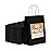 RACETOP 50Pcs Black Gift Bags 8x4.5x10.8 Inch, Kraft Paper Bags with Handles, Shopping Bags for Boutique, Wedding Party Favor, Merchandise, Retail, Small Business, Bulk