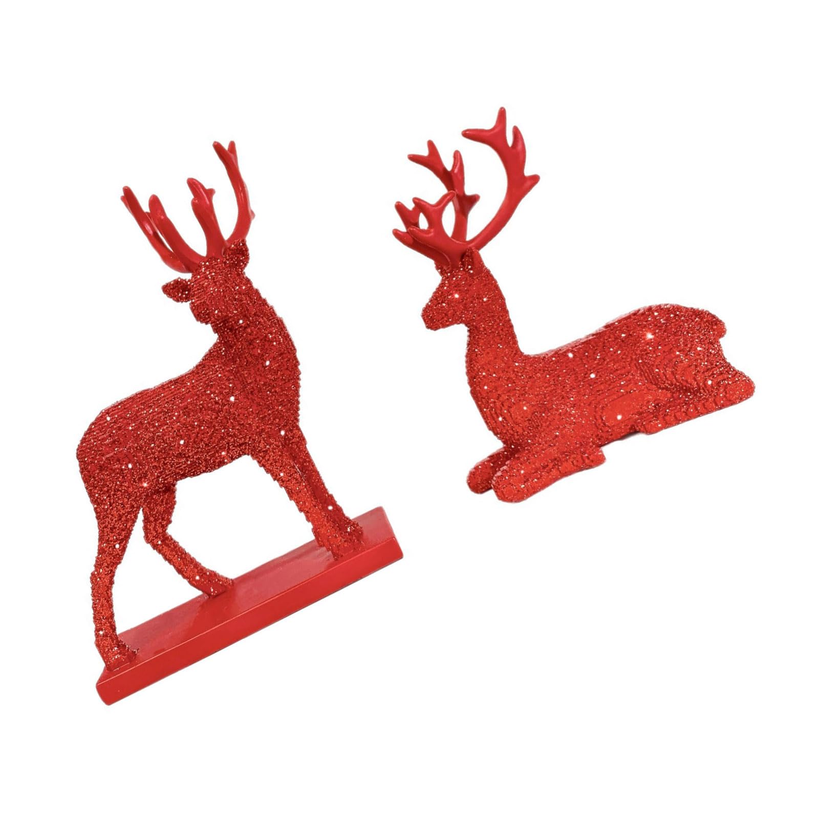 Tsophreniq Stylish Synthetic Resin Figurine with Finish Enhances Christmas Atmospheres Space Festival Desktop Centerpieces